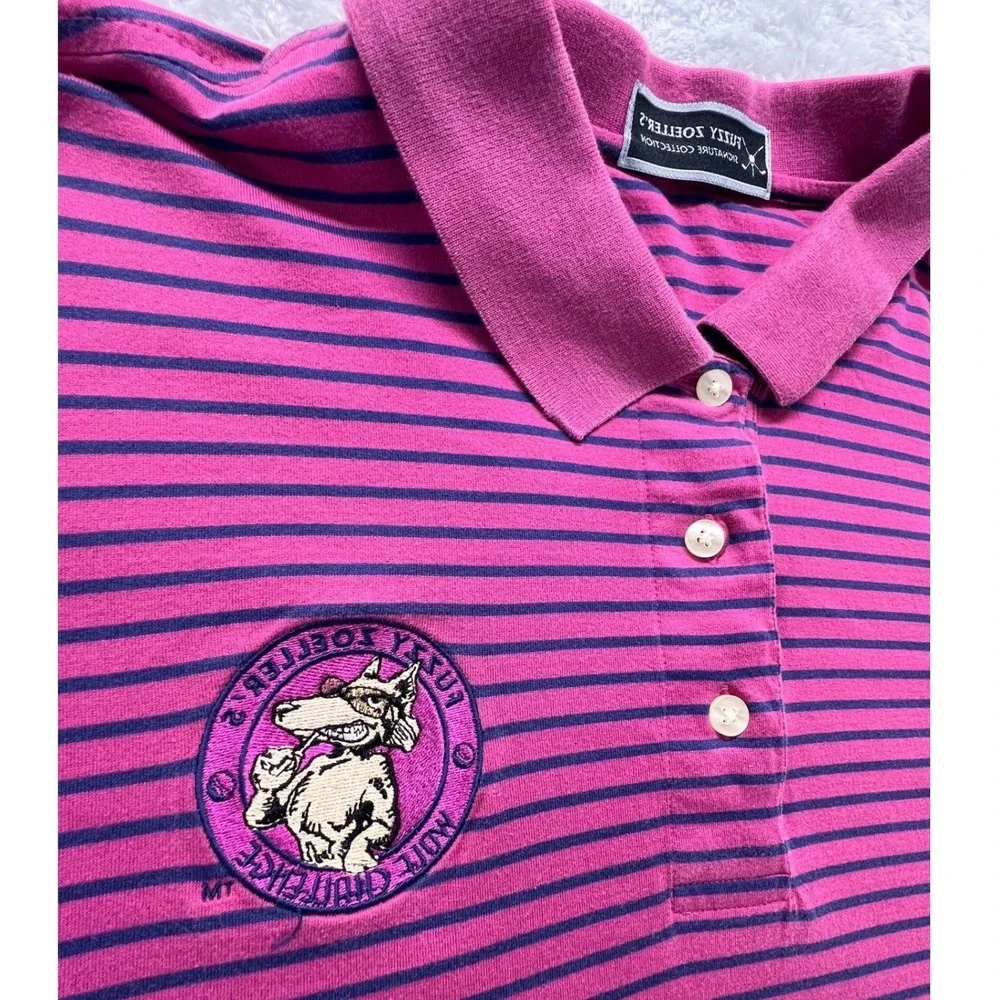 Vintage Fuzzy Zoeller's Signature Collection Golf Polo Shirt Mens‎ XL wolf logo